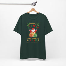 Load image into Gallery viewer, Merry Fitmas Santa Booty Ornaments Unisex Tee - Holiday Fitness Shirt for Gym Lovers
