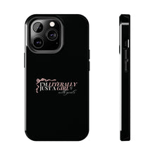 Load image into Gallery viewer, Just a girl with Goals-Tough Phone Cases
