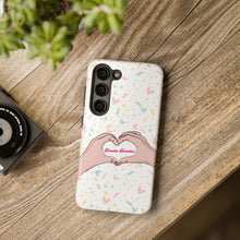 Load image into Gallery viewer, Hand Heart BB -Tough Phone Cases
