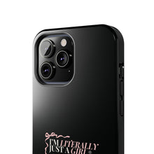 Load image into Gallery viewer, Just a girl with Goals-Tough Phone Cases
