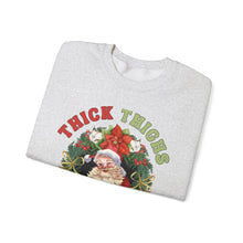 Load image into Gallery viewer, Thick Thighs Jolly Vibes Sweatshirt
