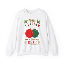 Load image into Gallery viewer, Merry FITMAS Ornaments Unisex Heavy Blend™ Crewneck Sweatshirt
