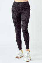 Load image into Gallery viewer, Black Leopard Leggings
