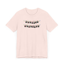 Load image into Gallery viewer, BB String lights Kettlebell Tee - Holiday Fitness Shirt for Gym Lovers
