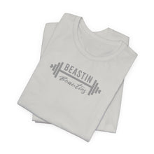 Load image into Gallery viewer, Gray Barbell BB Logo Tee
