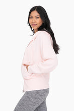 Load image into Gallery viewer, Fleece Hoodie Jacket with Tapered Sleeves
