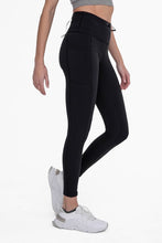 Load image into Gallery viewer, Green -Adjustable Bungee Waist Hiking Leggings
