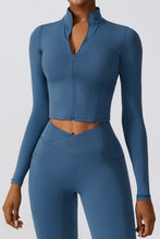 Load image into Gallery viewer, Quick-drying long sleeve yoga suit sports tops
