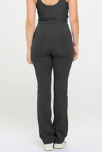 Load image into Gallery viewer, Women Crossover Flare Legging High Waisted Pockets
