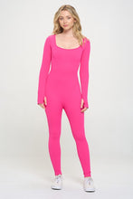 Load image into Gallery viewer, Ribbed Knit Jumpsuit Long Sleeve
