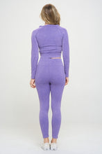 Load image into Gallery viewer, Ribbed Knit Tracksuit Two-Piece Set
