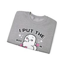 Load image into Gallery viewer, BOO-ty Ghost Crewneck Sweatshirt
