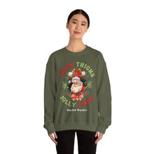 Load image into Gallery viewer, Thick Thighs Jolly Vibes Sweatshirt
