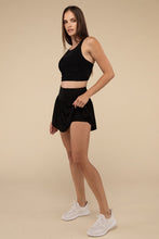 Load image into Gallery viewer, Wide Band Tennis Skirt with Zippered Back Pocket
