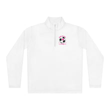 Load image into Gallery viewer, Pink fluffy stars Unisex Quarter-Zip Pullover
