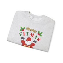 Load image into Gallery viewer, Merry Fitmas Santa Booty Unisex Crewneck Sweatshirt - Christmas Fitness Apparel
