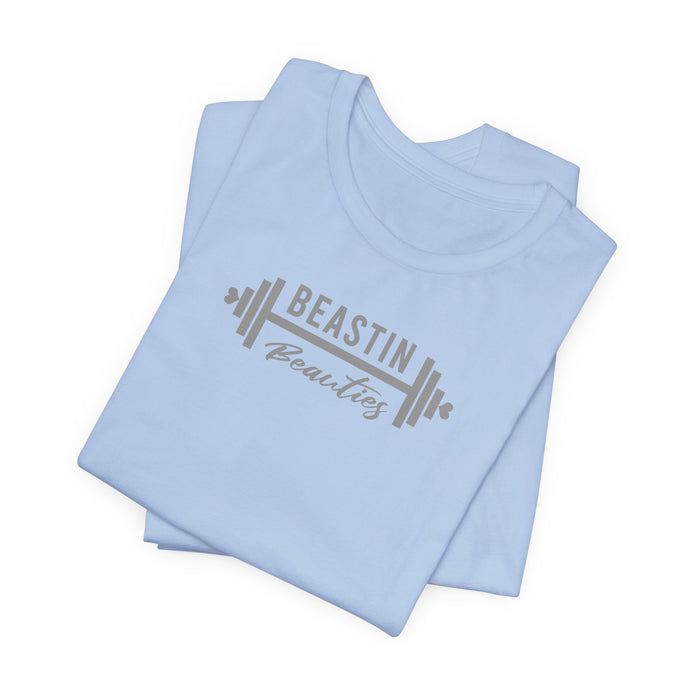 Gray Barbell BB Logo Tee