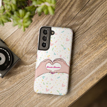 Load image into Gallery viewer, Hand Heart BB -Tough Phone Cases
