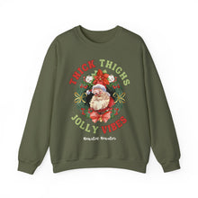 Load image into Gallery viewer, Thick Thighs Jolly Vibes Sweatshirt
