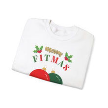 Load image into Gallery viewer, Merry FITMAS Ornaments Unisex Heavy Blend™ Crewneck Sweatshirt
