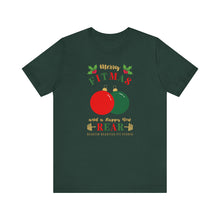 Load image into Gallery viewer, Merry Fitmas  Ornaments Unisex Tee - Holiday Fitness Shirt for Gym Lovers
