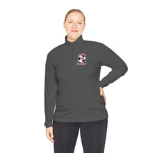 Load image into Gallery viewer, Pink fluffy stars Unisex Quarter-Zip Pullover
