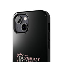 Load image into Gallery viewer, Just a girl with Goals-Tough Phone Cases
