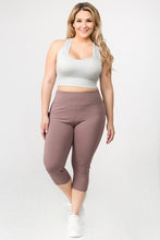 Load image into Gallery viewer, High Waist Tech Pocket Workout Capri Leggings
