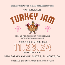 Load image into Gallery viewer, Turkey Jam 2 hr Thanksgiving Morning Workout
