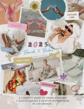 Load and play video in Gallery viewer, Boards &amp; Babes: 2025 Vision Board Kit, Guide on How to make a Vision Board
